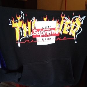 Supreme black hoodie